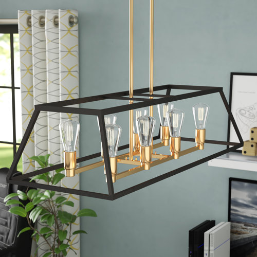 Wrought Studio Ernesto 8 Light Rubbed Oil Bronze/Antique Brass